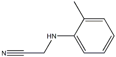 2-[(2-methylphenyl)amino]acetonitrile Struktur