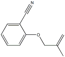 2-[(2-methylprop-2-enyl)oxy]benzonitrile Struktur