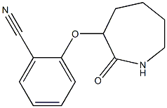 2-[(2-oxoazepan-3-yl)oxy]benzonitrile Struktur