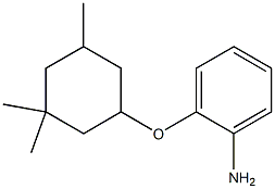 2-[(3,3,5-trimethylcyclohexyl)oxy]aniline Struktur