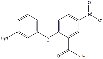 2-[(3-aminophenyl)amino]-5-nitrobenzamide Struktur