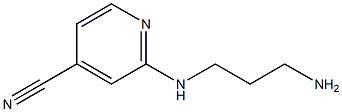 2-[(3-aminopropyl)amino]isonicotinonitrile Struktur