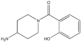 2-[(4-aminopiperidin-1-yl)carbonyl]phenol Struktur