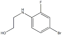 2-[(4-bromo-2-fluorophenyl)amino]ethan-1-ol Struktur