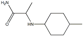 2-[(4-methylcyclohexyl)amino]propanamide Struktur