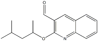 2-[(4-methylpentan-2-yl)oxy]quinoline-3-carbaldehyde Struktur