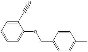 2-[(4-methylphenyl)methoxy]benzonitrile Struktur