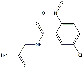 2-[(5-chloro-2-nitrophenyl)formamido]acetamide Struktur