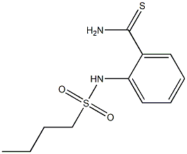 2-[(butylsulfonyl)amino]benzenecarbothioamide Struktur