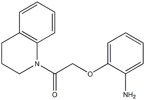 2-[2-(3,4-dihydroquinolin-1(2H)-yl)-2-oxoethoxy]aniline Struktur