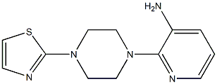 2-[4-(1,3-thiazol-2-yl)piperazin-1-yl]pyridin-3-amine Struktur