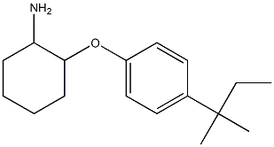 2-[4-(2-methylbutan-2-yl)phenoxy]cyclohexan-1-amine Struktur