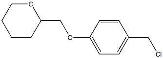 2-[4-(chloromethyl)phenoxymethyl]oxane Struktur