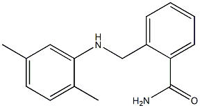 2-{[(2,5-dimethylphenyl)amino]methyl}benzamide Struktur