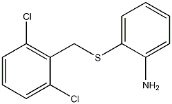 2-{[(2,6-dichlorophenyl)methyl]sulfanyl}aniline Struktur