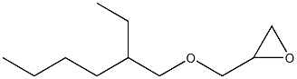 2-{[(2-ethylhexyl)oxy]methyl}oxirane Struktur