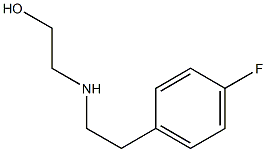 2-{[2-(4-fluorophenyl)ethyl]amino}ethan-1-ol Struktur