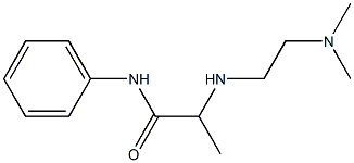 2-{[2-(dimethylamino)ethyl]amino}-N-phenylpropanamide Struktur