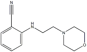 2-{[2-(morpholin-4-yl)ethyl]amino}benzonitrile Struktur