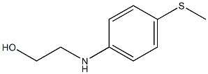 2-{[4-(methylsulfanyl)phenyl]amino}ethan-1-ol Struktur