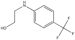 2-{[4-(trifluoromethyl)phenyl]amino}ethan-1-ol Struktur