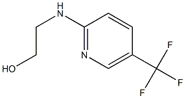 2-{[5-(trifluoromethyl)pyridin-2-yl]amino}ethan-1-ol Struktur