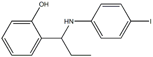 2-{1-[(4-iodophenyl)amino]propyl}phenol Struktur