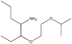 2-{2-[(4-aminoheptan-3-yl)oxy]ethoxy}propane Struktur