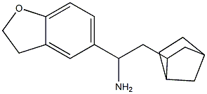 2-{bicyclo[2.2.1]heptan-2-yl}-1-(2,3-dihydro-1-benzofuran-5-yl)ethan-1-amine Struktur