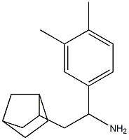 2-{bicyclo[2.2.1]heptan-2-yl}-1-(3,4-dimethylphenyl)ethan-1-amine Struktur