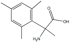 2-amino-2-mesitylpropanoic acid Struktur