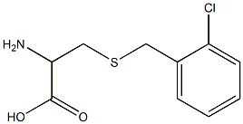 2-amino-3-[(2-chlorobenzyl)thio]propanoic acid Struktur