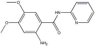 2-amino-4,5-dimethoxy-N-pyridin-2-ylbenzamide Struktur