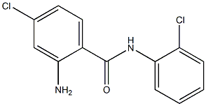 2-amino-4-chloro-N-(2-chlorophenyl)benzamide Struktur