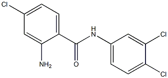 2-amino-4-chloro-N-(3,4-dichlorophenyl)benzamide Struktur