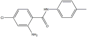 2-amino-4-chloro-N-(4-methylphenyl)benzamide Struktur