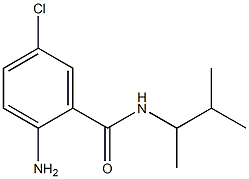 2-amino-5-chloro-N-(3-methylbutan-2-yl)benzamide Struktur