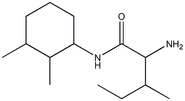 2-amino-N-(2,3-dimethylcyclohexyl)-3-methylpentanamide Struktur