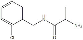 2-amino-N-(2-chlorobenzyl)propanamide Struktur