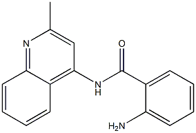 2-amino-N-(2-methylquinolin-4-yl)benzamide Struktur