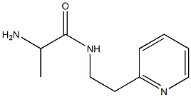 2-amino-N-(2-pyridin-2-ylethyl)propanamide Struktur