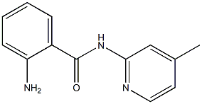 2-amino-N-(4-methylpyridin-2-yl)benzamide Struktur