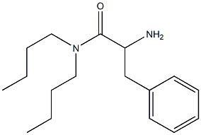 2-amino-N,N-dibutyl-3-phenylpropanamide Struktur