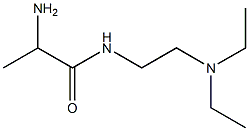 2-amino-N-[2-(diethylamino)ethyl]propanamide Struktur