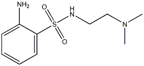 2-amino-N-[2-(dimethylamino)ethyl]benzenesulfonamide Struktur