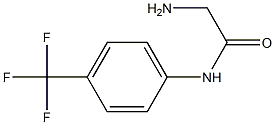 2-amino-N-[4-(trifluoromethyl)phenyl]acetamide Struktur