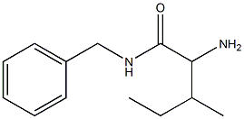 2-amino-N-benzyl-3-methylpentanamide Struktur