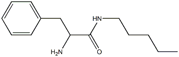 2-amino-N-pentyl-3-phenylpropanamide Struktur