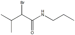 2-bromo-3-methyl-N-propylbutanamide Struktur