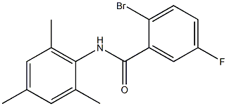 2-bromo-5-fluoro-N-mesitylbenzamide Struktur